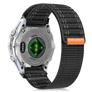 RosMank 20mm Quickfit �i�C���� �o���h Garmin Fenix 8 AMOLED 43mm/7S Pro/7S/6S Pro/6S/5S/5S Plus�Ή��A�g�^�����p�X�g���b�v Approach S70 42mm/Instinct 2S/Descent Mk3s (��)