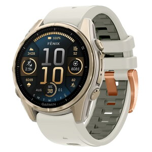 MOQIAN 20mm �\�t�g�V���R�[���S�[���h�X�`�[���o�b�N���t���o���h �Ή� Garmin Fenix 8 43mm / epix Pro 42mm�AFenix 7s/6s/5s�GQuickFit 20mm �o���h �Ή� Instinct 2S / Instinct 2S Solar (�T���h�O���[)