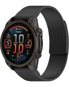 26mm �o���h Garmin Fenix/Quatix/Tactix/EPIX/Instinct/Enduro �Ή� ���C�V���R�� �x���g �}�O�l�b�g �_�炩�� �h�� �h�� �y�� �����^ �X�|�[�c�X�g���b�v �K�[�~�� Descent/COROS VERTIX2 �p �u���b�N