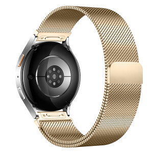 20mm �X�e�����X���v�x���g Samsung Galaxy Watch 7/6/5/4/FE 40mm 44mm/Huawei watch GT3/GT2 42mm�Ή��AAmazfit active 2/Garmin vivoactive 6/5 �Ή� �N�C�b�N�����[�X ���C���X�}�[�g�E�H�b�`�x���g20mm (�S�[���f��)