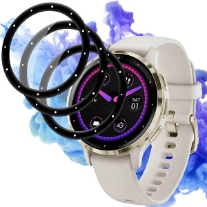 �Ή� GARMIN �K�[�~�� Venu 3S �t�B���� ��ʕی�t�B���� Garmin Venu 3S �p�� �ی�t�B���� �J�o�[ �y3���Z�b�g�z