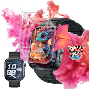 �Ή� HUAWEI WATCH FIT 5 Pro �t�B���� �J�o�[ �p FIT 5 Pro �ی�t�B���� �y5���Z�b�g ���@�\TPU���z
