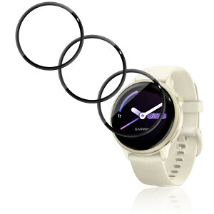 Nutmeg�y3���Z�b�g�zFor GARMIN(�K�[�~��) Vivoactive 6 �p �t�B�� Vivoactive 6 �ی�t�B���� �����ߗ� �����^ �S�ʕی� �ϏՌ� �_�炩�� �����x�^�b�` ��U�h�~ �����z�� �C�A�Ȃ� �ȒP�\��t��