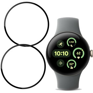 HKKAIS �y2 ���Z�b�g�z Google Pixel Watch 3 41mm �p �ی�J�o�[ �t����� �P�[�X �ی� �t�B����