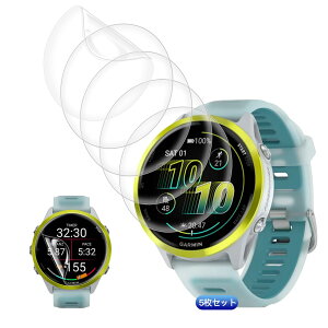 �y5���Z�b�g�z �Ή� Garmin Forerunner 970/570 47mm �t�B���� TPU�� �Ή� Forerunner 970 �t�B����
