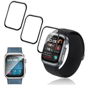 Nutmeg�y3���Z�b�g�zHUAWEI WATCH D2 �p �t�B�� PET������ HUAWEI WATCH D2 �ی�t�B���� �����ߗ� �����^ �S�ʕی� �ϏՌ� �_�炩�� �����x�^�b�` ��U�h�~ �����z�� �C�A�Ȃ� �ȒP�\��t��