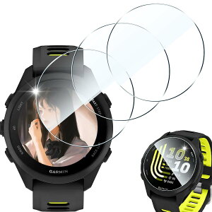 �Ή� GARMIN Forerunner 170/170 Music �K���X�t�B���� 3���Z�b�g�y���{���f�ވ��Ɏq�� �S�ʕی�z