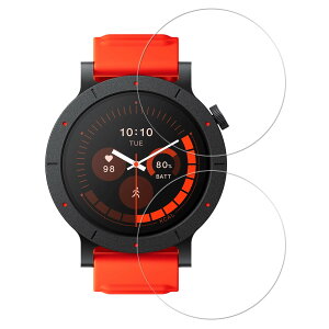 HUAKE ���Y�Ɏq�f�ސ� CMF Watch 3 Pro �p �K���X�t�B���� ���� �K���X �d�x9H �t�� �ی� �t�B���� �y2���z