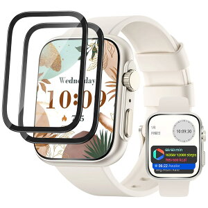 �y2���Z�b�g�zLAZIRO �t�B���� LOVAME �X�}�[�g�E�H�b�` 1.91 �C���` �Ή� �ی�t�B���� PET�����f�ނ̗̍p 3D�Ȗ� �J�o�[ 24���Ԏ����C���Z�p �L�Y�h�~ �ϏՌ� ��U�h�~ �S�ʕی� �����x�^�b�` �C