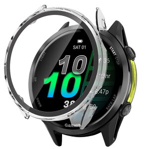AiMaoo Garmin Forerunner 970 �Ή� �P�[�X �����K���X�t�B���� �ی� �J�o�[ �d���|��PC�f�� ��̉� �ϏՌ� ���h�~ �ϐF�h�~ �S�ʃJ�o�[ �S�ʕی� �X�}�[�g�E�H�b�` Garmin Forerunner 970 �p (�N���A)