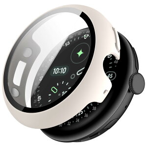 Google Pixel Watch5/4 45mm�p�P�[�X �[�d�\ �ی�K���X�t�B������̌^ �� 45mm