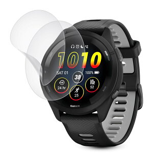 �y�A���`�O���A 2������z�Ή� GARMIN(�K�[�~��) Forerunner 265S�p �ی�t�B���� �ȖʑΉ� 3D�S�ʕی�t�B���� ���˖h�~ �ڂɗD���� ��p �A���`�O���A �t�B���� �_�炩��TPU�f�� Forerunner 265S �p �t
