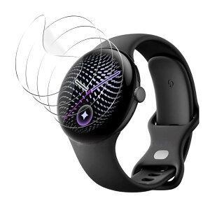 �y2026�V�o��z(4������)For Google Pixel Watch 5 45mm �X�}�[�g�E�H�b�` �ی�t�B���� YILLIONS TPU�� �_�炩�� ���������x 3D�ی� ������ɋ��� �S�ʕی� �ώw�� �X�N���b�`�h�~ Google Pixel Watch 5 45mm �t