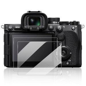 [2���Z�b�g] SHIKELANG�ی�t�B���� For SONY(�\�j�[) ��7R VI ILCE-7RM6 �p �t�B���� 9H�d�x�̉t���ی�t�B���� 0.3mm�����^ �����K���X �f�ލ̗p �X�[�p�[�N���A �ώw�� ������ �����ߗ� (�K���X�t�B��