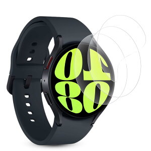 �y3���Z�b�g�zFor Galaxy Watch7/6/5/4 44mm �t�B���� for Galaxy Watch7 44mm �ی�t�B���� TPU���E���𕂂��Ȃ��E�����ߗ��E�����^�E�w��h�~�E��ʑN�₩�����ׁE�\��t���ȒP for �M�����N�V�[�E�H�b�`