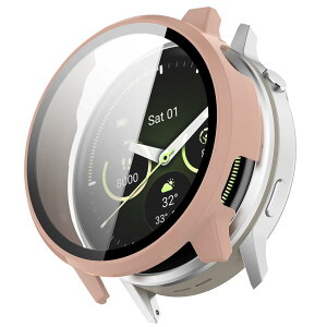 YAODLE For GARMIN Venu 4 �J�o�[ 41mm �K�[�~�� Venu 4 41mm �P�[�X PC�f�� �J�o�[ �K���X�t�B������̌^ �S�ʕی� ��d�\�� �h�o ���{���Ɏq�� �L�Y�h�~ �y�ʁi�A�C�{���[�z���C�g�j