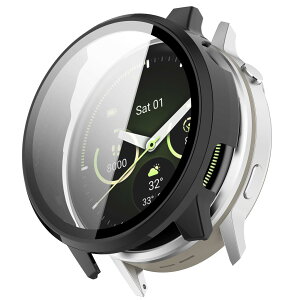 YAODLE For GARMIN Venu 4 �J�o�[ 41mm �K�[�~�� Venu 4 41mm �P�[�X PC�f�� �J�o�[ �K���X�t�B������̌^ �S�ʕی� ��d�\�� �h�o ���{���Ɏq�� �L�Y�h�~ �y�ʁi�u���b�N�j