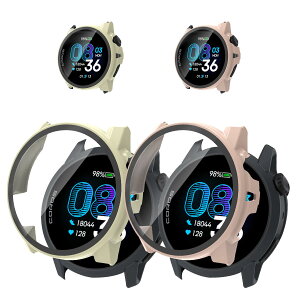 For COROS�i�J���X�jPACE 4 �p �P�[�X �J�o�[ KONXISA COROS�i�J���X�jPACE 4 �J�o�[+�t�B���� ��̌^�iPC�P�[�X+�K���X�t�B�����j�����ߗ� �C�菝�h�~ �Ռ��z�� �����[�d�\ �S�ʕی� ���E�ȒP�i2��/