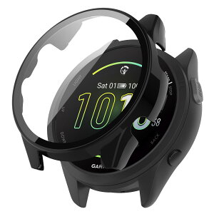 AiMaoo GARMIN(�K�[�~��) Forerunner 165/165 Music �Ή� �P�[�X �����K���X�t�B���� �ی� �J�o�[ �d���|��PC�f�� ��̉� �ϏՌ� ���h�~ �ϐF�h�~ �S�ʃJ�o�[ �S�ʕی� �X�}�[�g�E�H�b�` GARMIN(�K�[�~��) F