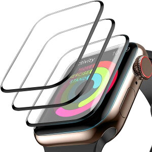 ILYAML for Apple Watch �t�B���� Apple Watch �h�� �p�ی�t�B���� 40-41mm Series 7/Series 8/Series 9 �A�b�v���E�H�b�` �p�t�B���� 3���Z�b�g
