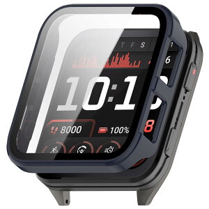 YAODLE For GARMIN Venu X1 �J�o�[ �K�[�~�� Venu X1 �P�[�X PC�f�� �J�o�[ �K���X�t�B������̌^ �S�ʕی� ��d�\�� �h�o ���{���Ɏq�� �L�Y�h�~ �y�ʁi�u���[�j