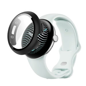�yBARDATS�z��̌^ �J�o�[ For Google Pixel Watch 5 45mm �p �P�[�X PC + �\���e�B�A�����K���X�t�B������̌^ �ی�P�[�X �y�� ���^ �����ȒP �����ߗ� �C�菝�h�~ �h�Ռ� �Ռ��z�� ����h�~ �h�o�S��