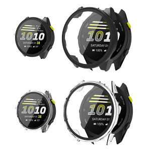 For Garmin(�K�[�~��) Forerunner 70 / 170 / 170 Music �p �P�[�X �J�o�[ KONXISA Garmin Forerunner 70 / 170 / 170 Music �J�o�[+�t�B���� ��̌^�iPC�P�[�X+�K���X�t�B�����j�����ߗ� �C�菝�h�~ �Ռ��z�� �����[�d