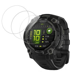 �y3������z For Instinct 3 Dual Power 45mm �K���X�t�B���� Instinct 3 AMOLED 45mm �t���ی십���K���X�t�B���� �yKibnco�z�d�x9H �ϏՌ� ���{���Ɏq�f�� ��U�h�~ �w��h�~ �����ߗ� �C�A�[�� �����z�� 2.5D