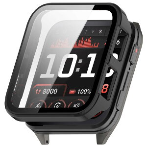 YAODLE For GARMIN Venu X1 �J�o�[ �K�[�~�� Venu X1 �P�[�X PC�f�� �J�o�[ �K���X�t�B������̌^ �S�ʕی� ��d�\�� �h�o ���{���Ɏq�� �L�Y�h�~ �y�ʁi�u���b�N�j