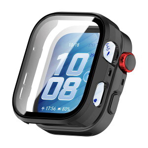 AiMaoo Huawei Watch Fit 5 Pro �Ή� �P�[�X �����K���X�t�B���� 1.92�C���` �ی� �J�o�[ �d���|��PC�f�� ��̉� �ϏՌ� ���h�~ �ϐF�h�~ �S�ʃJ�o�[ �S�ʕی� �X�}�[�g�E�H�b�` Huawei Watch Fit 5 Pro �p (�u