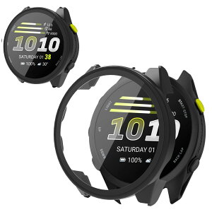 For Garmin(�K�[�~��) Forerunner 70 / 170 / 170 Music �p �P�[�X �J�o�[ KONXISA Garmin Forerunner 70 / 170 / 170 Music �J�o�[+�t�B���� ��̌^�iPC�P�[�X+�K���X�t�B�����j�����ߗ� �C�菝�h�~ �Ռ��z�� �����[�d