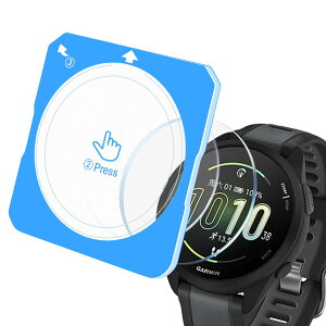 �y3���Z�b�g�zGarmin Forerunner 165/165 Music�p �K���X�t�B���� �K�C�h�g�t�� 9H�d�x �����h�~ �K�[�~�� Forerunner 165 / 165 Music �p�ی�t�B���� �����ߗ� �����x�^�b�` �N���A �t���ی�