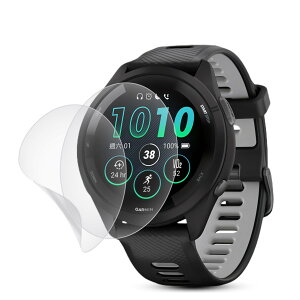 �y���˒ጸ2���Z�b�g�zJACRON �t�B���� �p�� GARMIN(�K�[�~��)Forerunner 265 �t�B���� �y�A���`�O���ATPU�f�ޏ_�炩���h�w���ʑN�₩�z GARMIN Forerunner 265 Music �Ή� �y�ϏՌ������ߗ��X�N���b�`�h