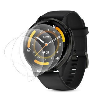 �y3���g�zV E V E N �t�B���� �ƌ݊����̂��� GARMIN(�K�[�~��) Venu 3 �t�B���� �����x �����ߗ� 3D �Ȗʐ݌v �X�N���b�`�h�~ �����h�~ Garmin Venu 3 �����E�H�b�`�ی� ��K���X TPU�f�� �\��t���ȒP