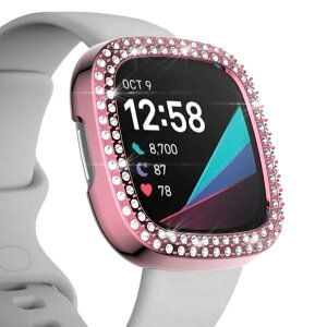 CIOODDW for Fitbit Sense2/versa4 �J�o�[ �_�u���_�C�������h �L���L�� ����y�� PC�f�� �ϏՌ� �����ȒP Fitbit Sense2/versa4 �Ή� ���� ���h�~ �ȒP�Ɏ��t���E�� �S�ʕی� (�s���N,�t���t�B�����Ȃ�)