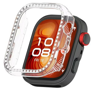 CIOODDW for Huawei Watch Fit 4 �P�[�X �_�u���_�C�������h �L���L�� ����y�� PC�f�� �ϏՌ� �����ȒP huawei watch fit4 �Ή� ���� ���h�~ �ȒP�Ɏ��t���E�� �S�ʕی� �t�@�[�E�F�C�E�H�b�`�t�B�b�g