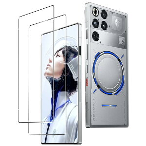 For REDMAGIC 11 Pro/11 Pro+ �K���X�t�B���� REDMAGIC 11 Pro/11 Pro+ �t�B���� 2���Z�b�g �d�x9H �����K���X �t���ی�t�B���� 2.5D �����ߗ� ��U�h�~ �C�A�[�� ����h�~ �����z�� �\��t���ȒP