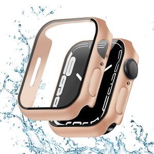 TEMEDO �Ή� �A�b�v���E�H�b�` �J�o�[ 44mm Apple Watch SE3/SE2/SE/6/5/4 �P�[�X �h�� �K���X�t�B���� ��̌^ �����x�^�b�` �L�Y�h�~ PC�f�� �S�ʕی� ��d�\�� ���ϋv �����ߗ� ������(���[�Y�S�[���h)