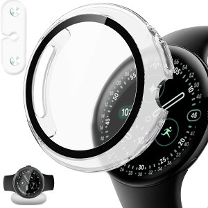 GYOKUYU [�P�[�X+�[�d�⏕�A�_�v�^�[] FOR Google Pixel Watch 5/4 41mm/45mm �ی�i45mm/�N���A�j