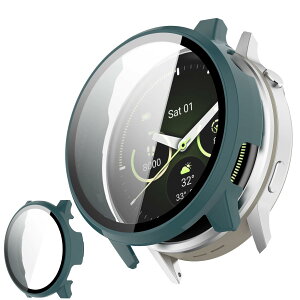 UIUIKA For Garmin Venu 4 41mm �J�o�[ �K�[�~�� Venu 4 41mm �ی�P�[�X �����K���X�t�B����&PC�t���[�� �����h�~ �Ռ��z�� �X�N���b�`�h�~ �h�o�h�� �w��h�~ �y�ʔ��^�݌v�i�u���b�N)