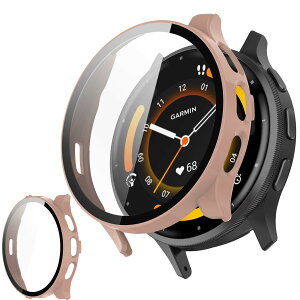 UIUIKA For Garmin Venu 3S �J�o�[ �K�[�~�� Venu 3S �ی�P�[�X �����K���X�t�B����&PC�t���[�� �����h�~ �Ռ��z�� �X�N���b�`�h�~ �h�o�h�� �w��h�~ �y�ʔ��^�݌v�i�u���b�N)