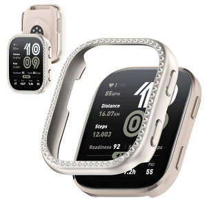 �y�L���L���P�[�X�zFINEEN amazfit bip 6�J�o�[ �L���L�� PC�f�� 51�̃N���X�^���_�C�������h���� �Ή� amazfit bip 6 ��p �ی�P�[�X �ȒP���t�� �ϏՌ��� 100%�q�x�A���ߗ� for �A�}�Y�t�B�b�g bip