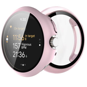 Yaodle For Pixel Watch 3 45mm �J�o�[ Pixel Watch 3 �ی�P�[�X PC�f�� �J�o�[ �K���X�t�B������̌^ �S�ʕی� ��d�\�� �h�o ���{���Ɏq�� �L�Y�h�~ �y��(45mm,���[�Y�S�[���h)