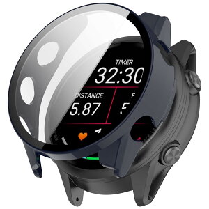 For GARMIN Forerunner 970 �J�o�[ PC�f�� �K�[�~�� Forerunner 970 �P�[�X �K���X�t�B������̌^ �S�ʕی� ��d�\�� �h�o ���{���Ɏq�� �L�Y�h�~ �y��(�u���[)