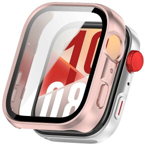 For HUAWEI WATCH FIT 4 �J�o�[ PC�f�� �t�@�[�E�F�C WATCH FIT 4 �P�[�X �K���X�t�B������̌^ �S�ʕی� ��d�\�� �h�o ���{���Ɏq�� �L�Y�h�~ �y��(���[�Y�S�[���h)