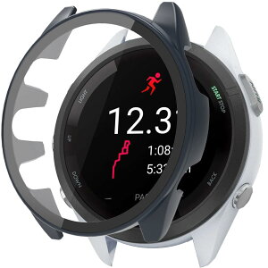 FINON for Garmin Forerunner 265s �p �P�[�X �K���X�t�B������̌^ �y�� �ȈՒE�� �V���v�� (�l�C�r�[)