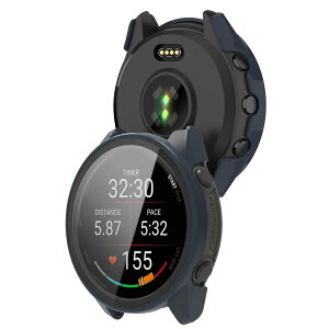 FINON for Garmin Forerunner 70 / Forerunner 170 / Forerunner 170 Music �p �P�[�X �K���X�t�B������̌^ �y�� �ȈՒE�� �V���v�� (�l�C�r�[)