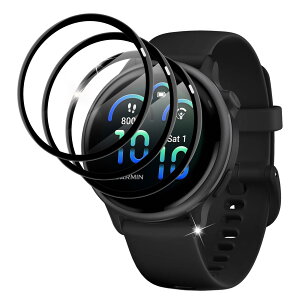�y3���Z�b�g�zFor Garmin Vivoactive 6 �p �t�B���� PMMA�f�� �ی�t�B���� �Ή� garmin vivoactive 6 �t�B���� �\��t���ȒP �C�A�[�� �����ߗ� �������� �w��h�~ ���h�~ �S�ʕی�