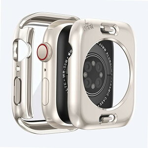 BELIYO �Ή� �A�b�v���E�H�b�` �J�o�[ 40mm Apple Watch SE3/SE2/SE/6/5/4 �P�[�X �h�� 2 in 1 �O��̕ی� �K���X�t�B���� ��̌^ ���{���Ɏq�� ���C�����X�[�d�Ή� �����x�^�b�` �L�Y�h�~ PC�f�� �S�ʕی�