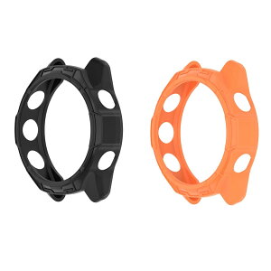 �yFaygtni�z2�F�Z�b�g �K�[�~���Ή��p Forerunner 70�Ή��p �P�[�X �V���R���� �\�t�g �ϏՌ� �y�� ���^ �����ȒP 6�F�I�v�V���� �t�B�����Ȃ� Forerunner 170 / 170 Music�Ή��p �J�o�[ �u���b�N&�I�����W